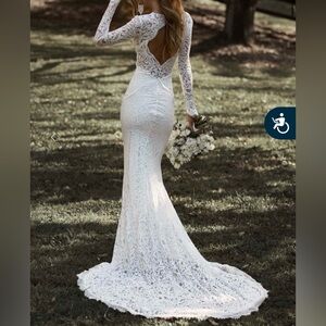 Grace Loves Lace Olive Gown Size Small